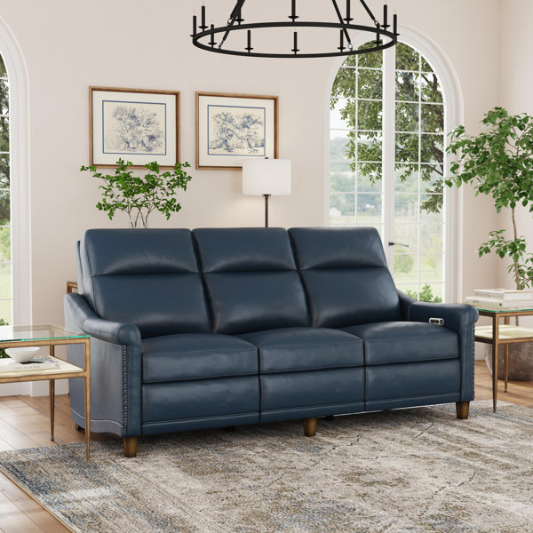 Flexsteel Elizabeth 82'' Leather Reclining Sofa Wayfair